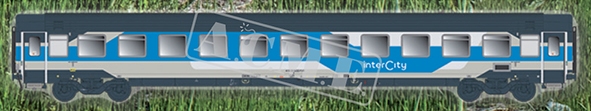 ACME 70119 - H0 - IC Zusatzwagen, 2. Kl. Trenitalia, FS, Ep. VI
